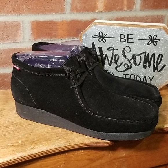 Clarks Wallabees Black Suede Men's Size 11 - Picture 2 of 10